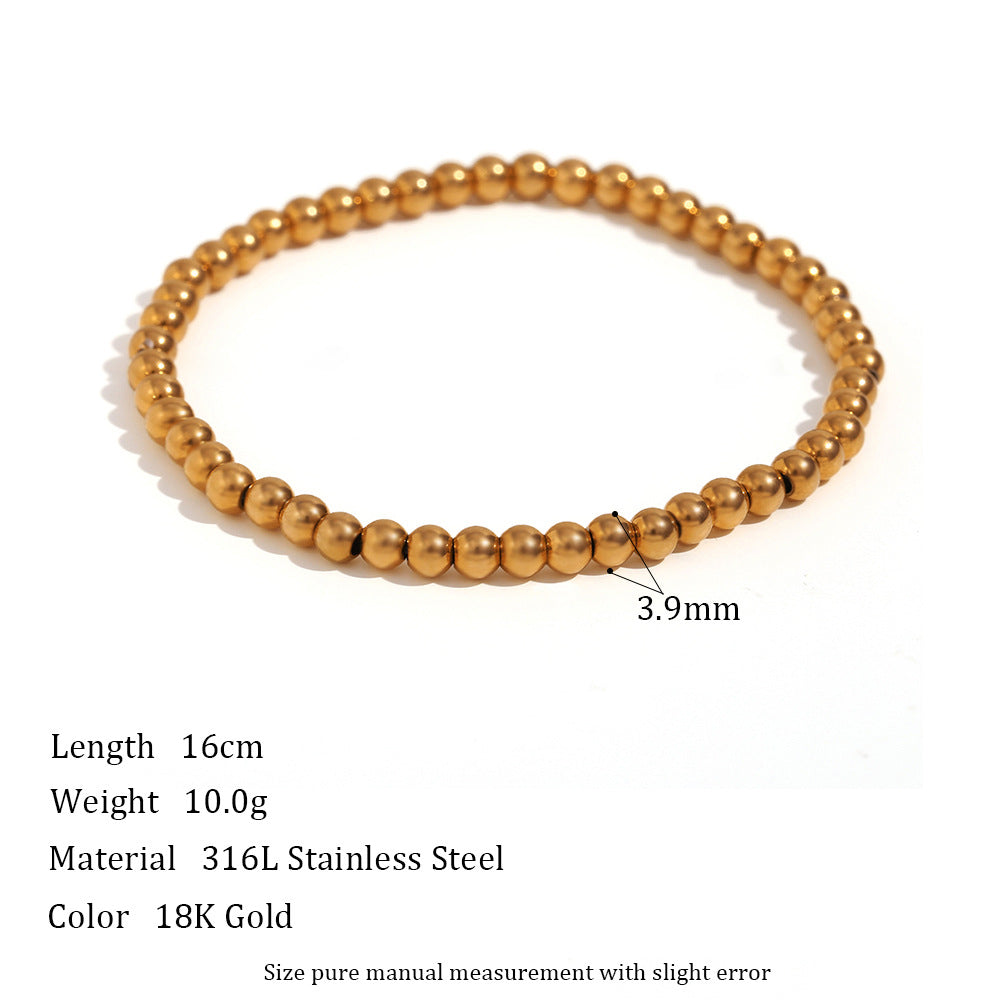 Wholesale Vintage Bead Stainless Steel Bracelet